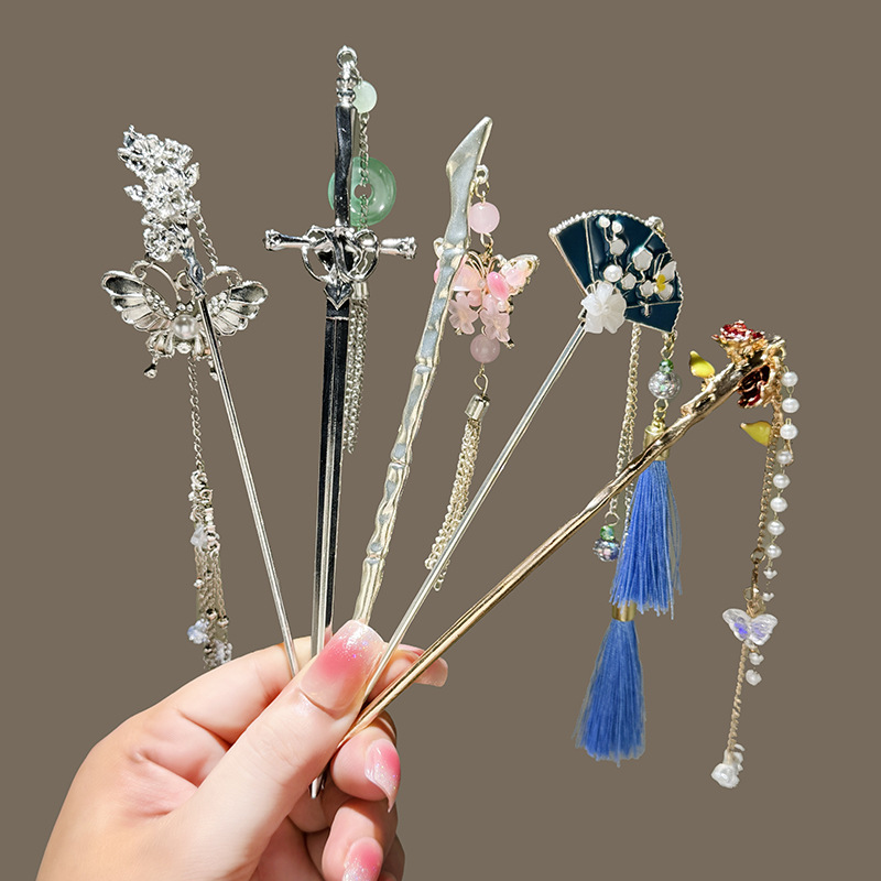 Women Accessories Shop Design - Elegant Chinese Style Sword Hair Fork