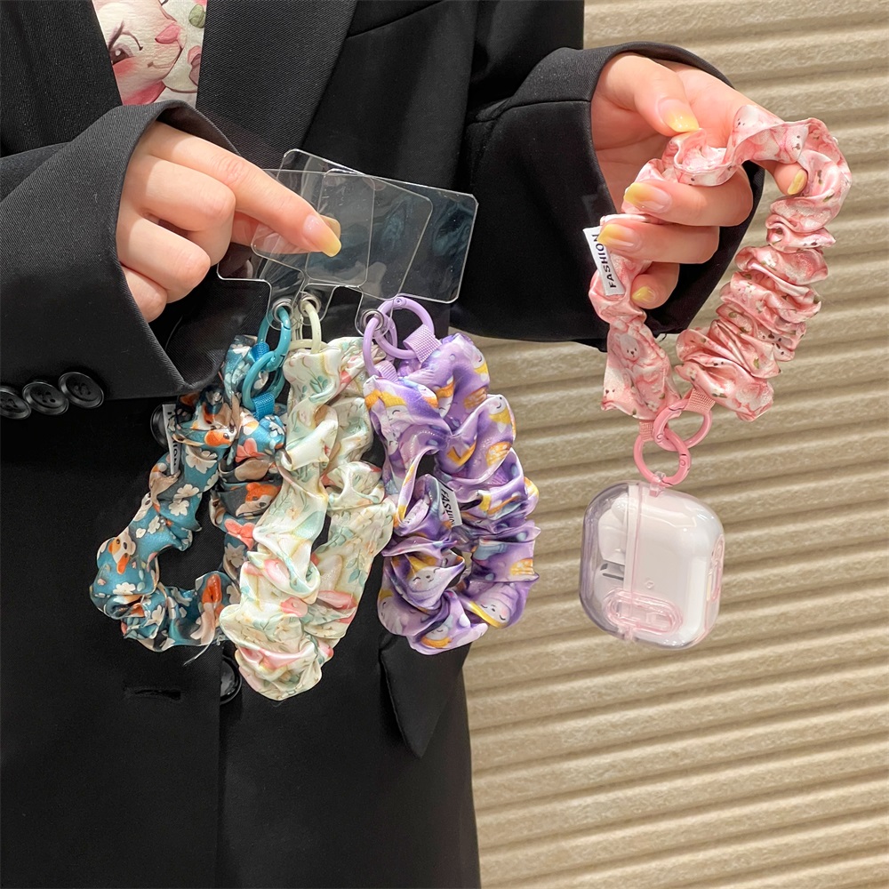 Women'S Key Accessories - Women Silk Satin Scrunchies Universal Phone