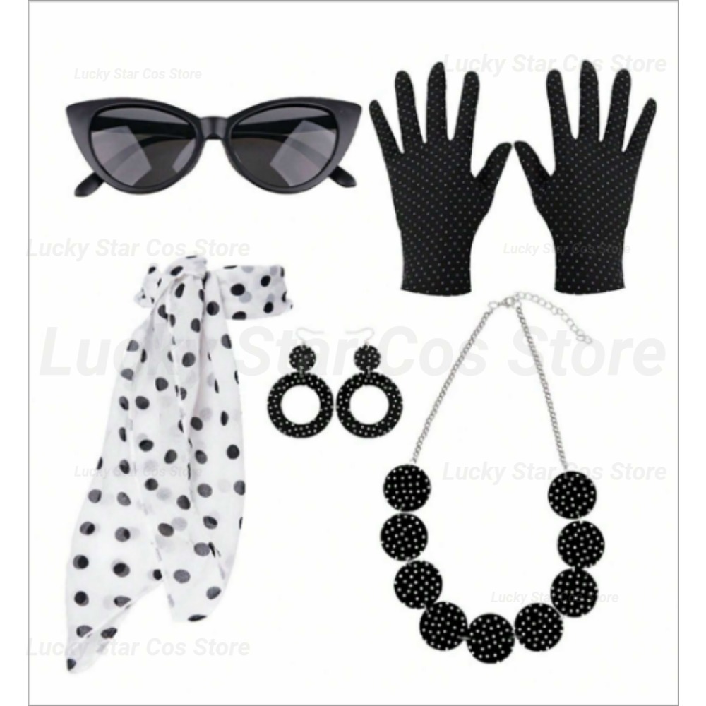 Women'S Accessories In The 1950S - 50s Retro Costume Accessories Polka Dots