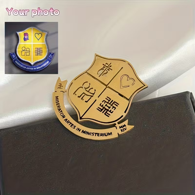 Custom Logo Brooch Simple Crea - огляд і ціна Women Accessories Logo