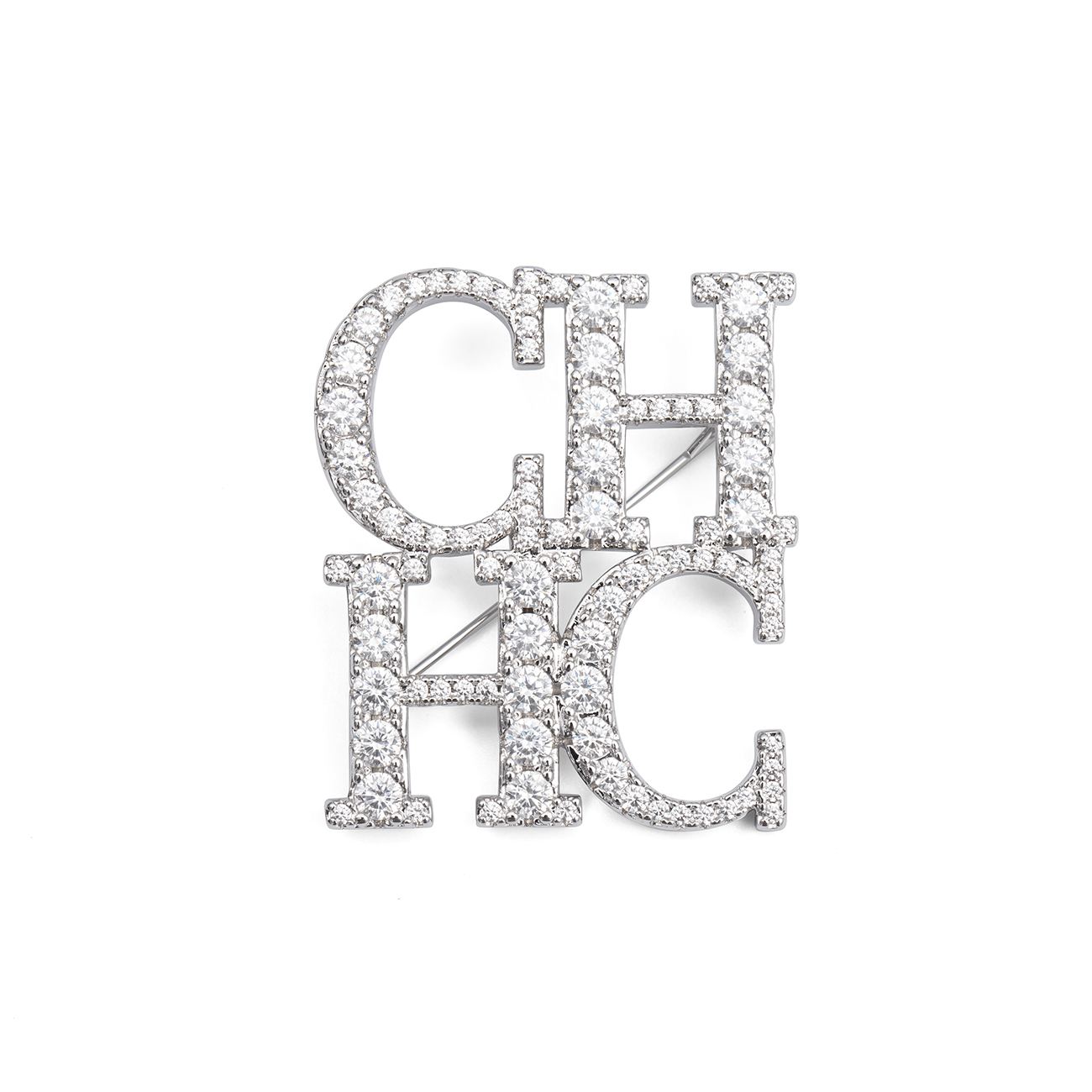 CH Elegant Silver Tone Full Pa - огляд і ціна Women Accessories Logo