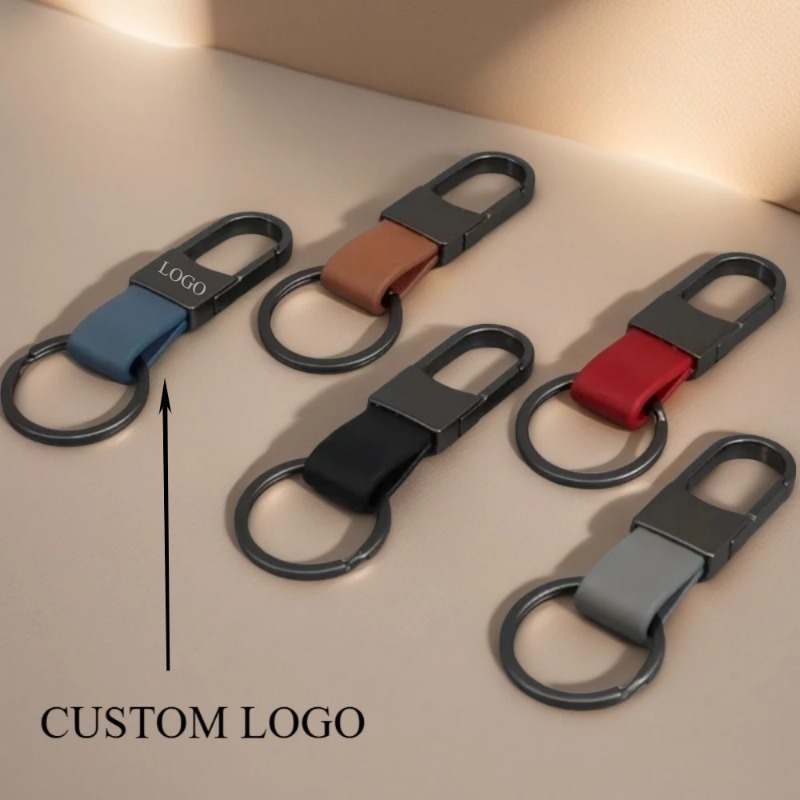 Fashion Leather Keychains Cust - огляд і ціна Women Accessories Logo