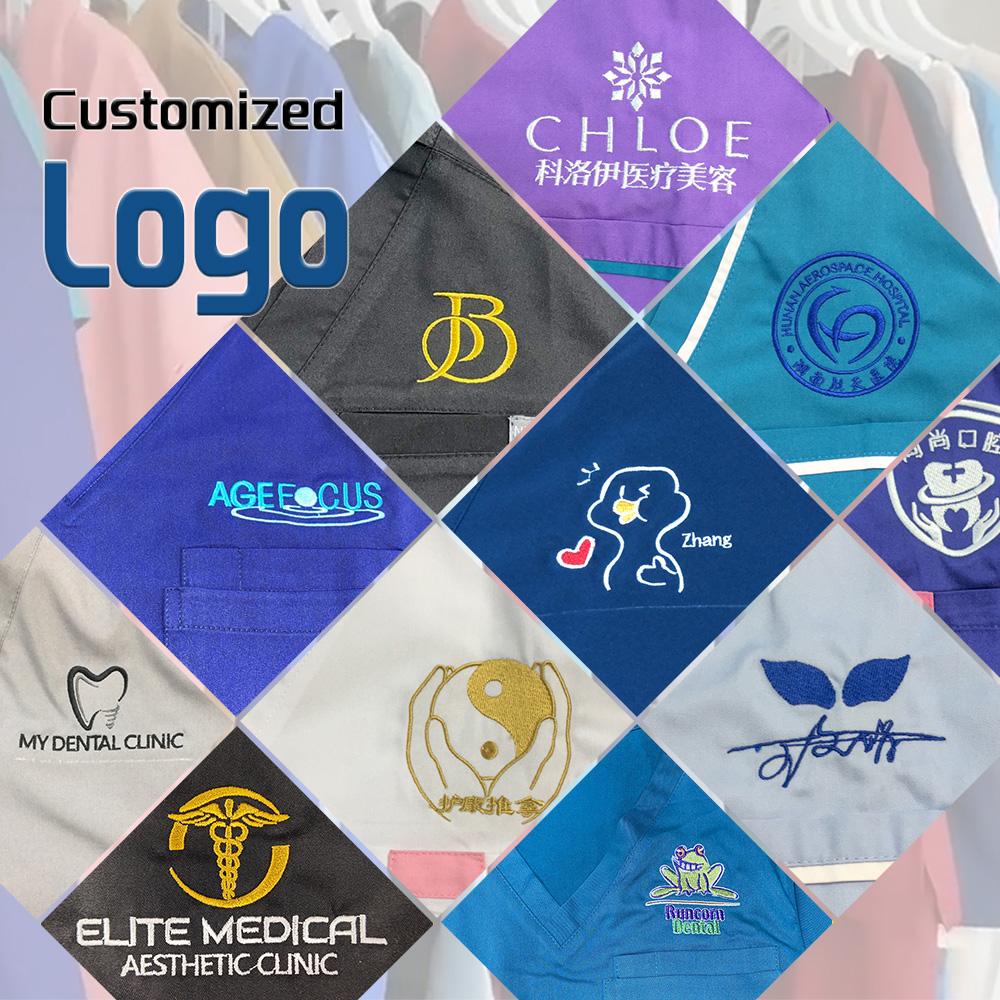 Customized Logo Scrub Uniform  - огляд і ціна Women Accessories Logo