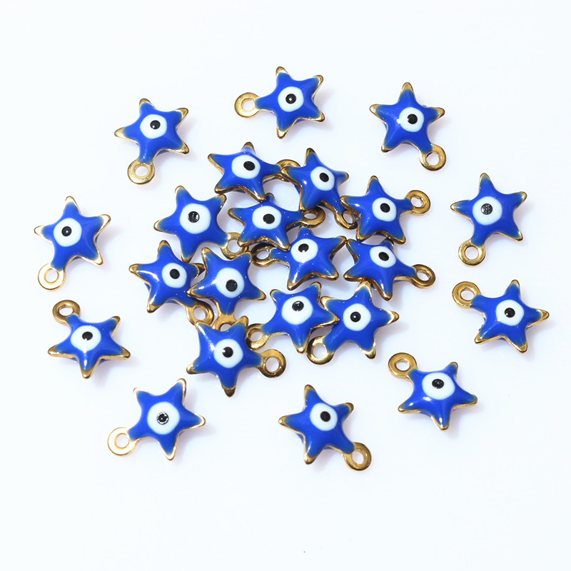 20pcs 10x8.5mm Enamel Evil Eye - огляд і ціна Evil Eye Bracelet