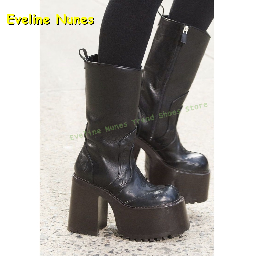 Embroidery Platform Knee High  - огляд і ціна Women'S Accessories Trends 2025