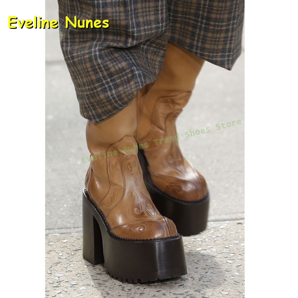 Embroidery Platform Knee High  - огляд і ціна Women'S Accessories Trends 2025