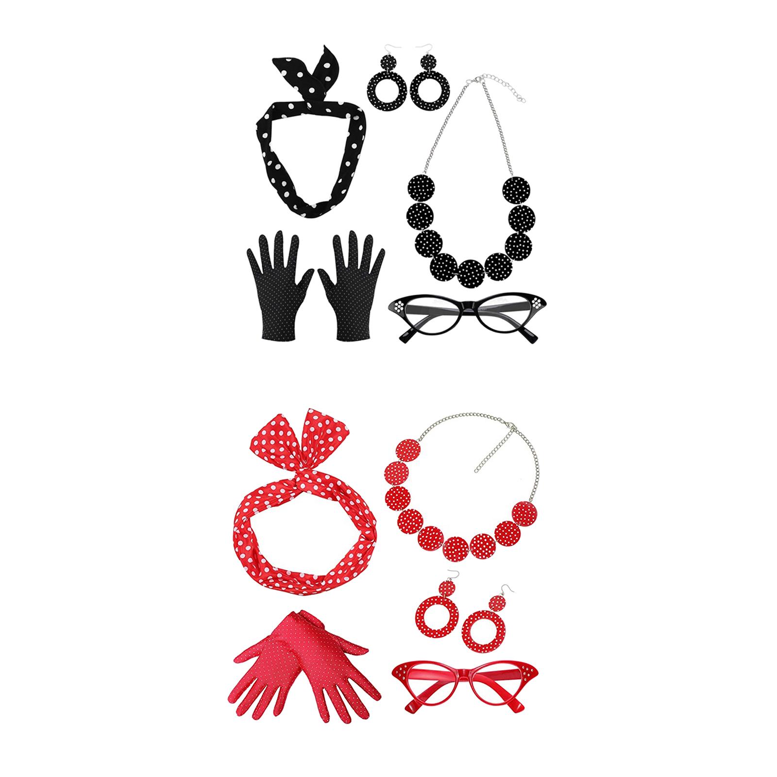 5 Pack 1950S Womens Costume Se - огляд і ціна Women'S Accessories In The 1950S