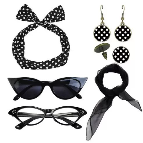 1950s Retro Party Cosplay Dres - огляд і ціна Women'S Accessories In The 1950S