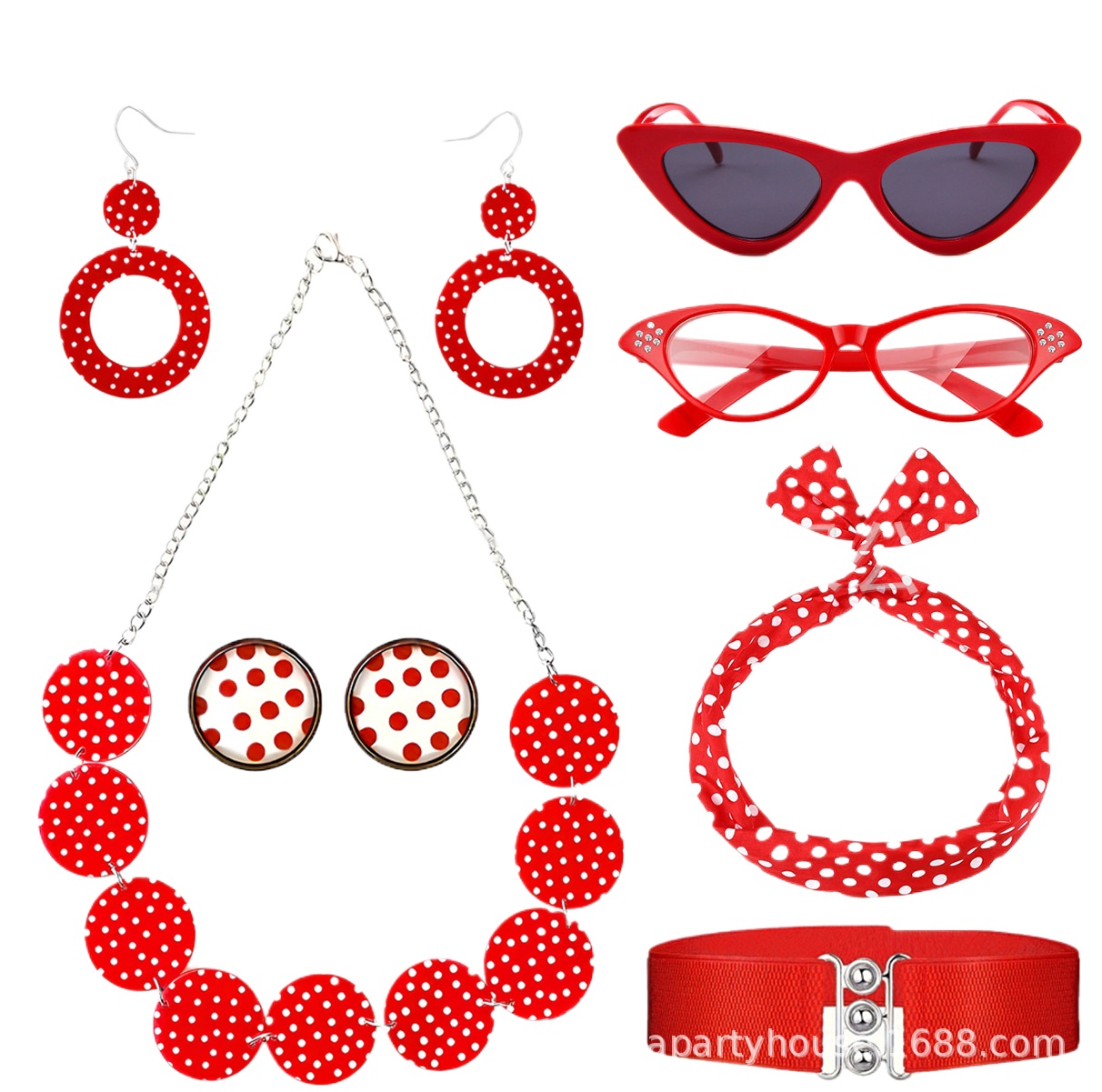 50s 80s Disco Party Costume Ac - огляд і ціна Women'S Accessories In The 1950S