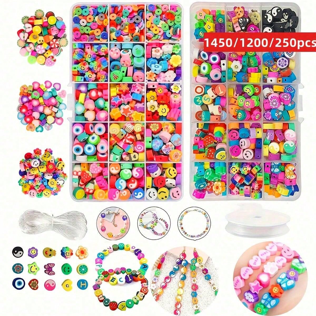 1450/1200/250pcs Polymer Clay  - огляд і ціна Women Accessories Gift Set