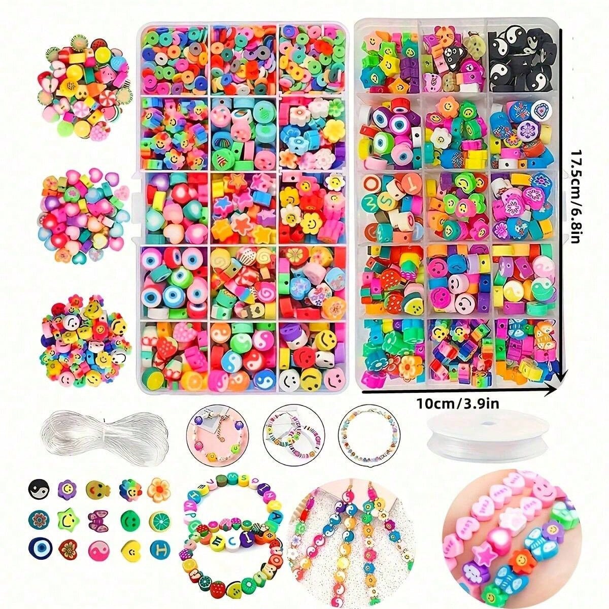 1450/1200/250pcs Polymer Clay  - огляд і ціна Women Accessories Gift Set
