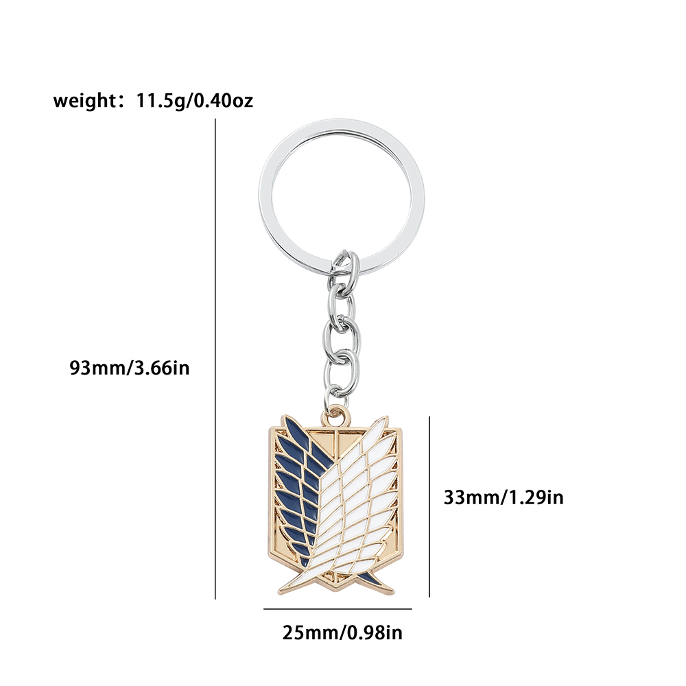 Anime Attack on Titan Enamel B - огляд і ціна Women'S Key Accessories