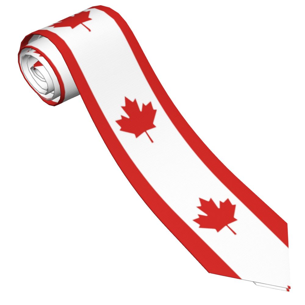 Flag Of Canada Necktie Unisex  - огляд і ціна Women'S Accessories Canada