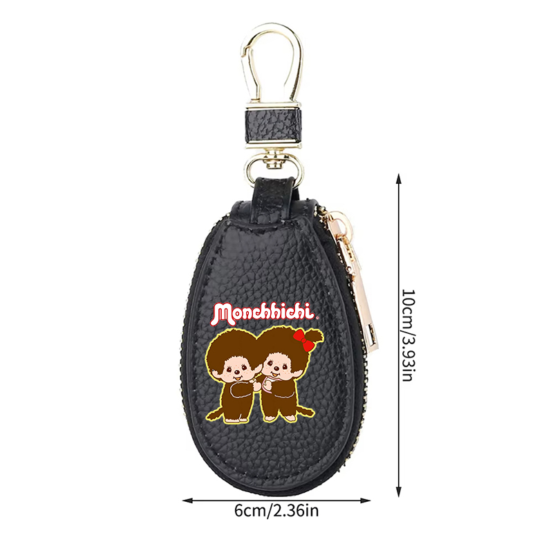 1pcs MONCHHICHI Leather Zipper - огляд і ціна Women'S Key Accessories