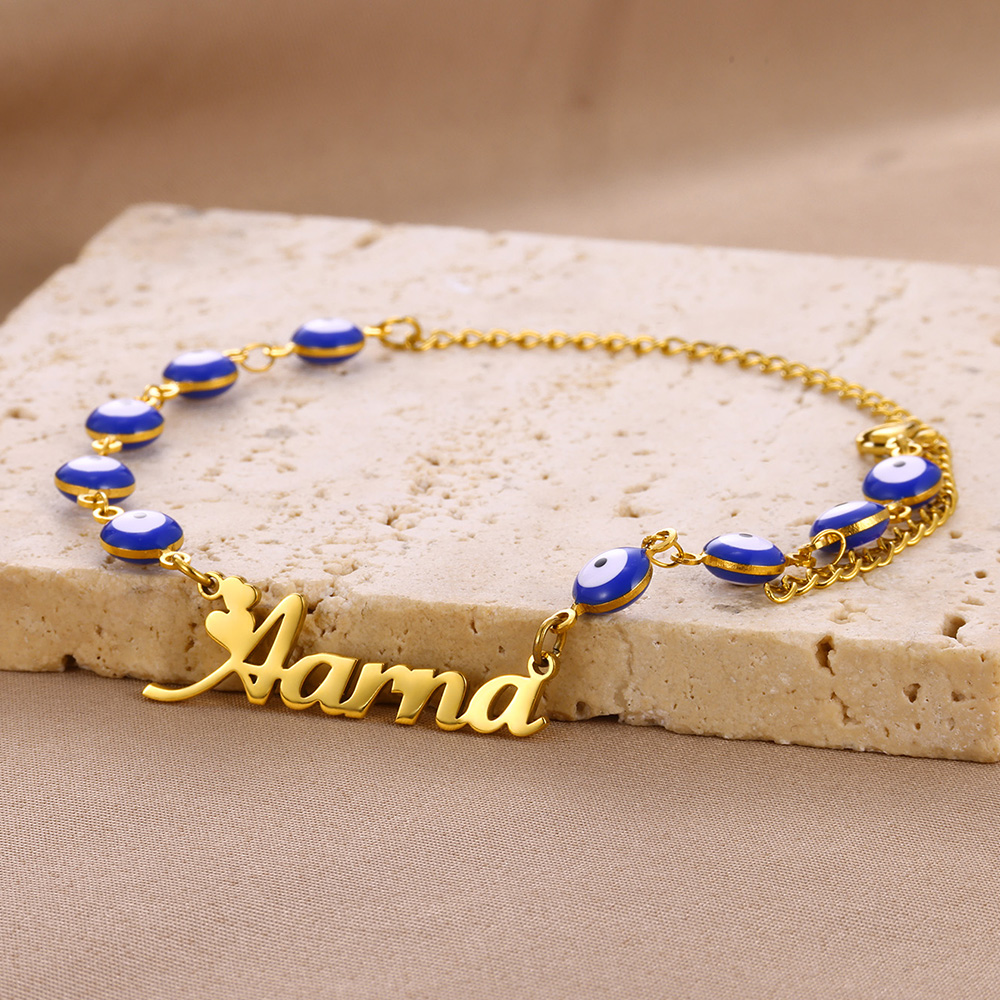 Custom Name Blue Evil Eye Brac - огляд і ціна Evil Eye Bracelet
