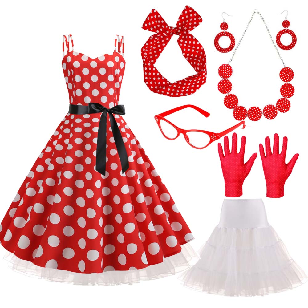1950s 60s Carnival Costume Set - огляд і ціна Women'S Accessories In The 1950S
