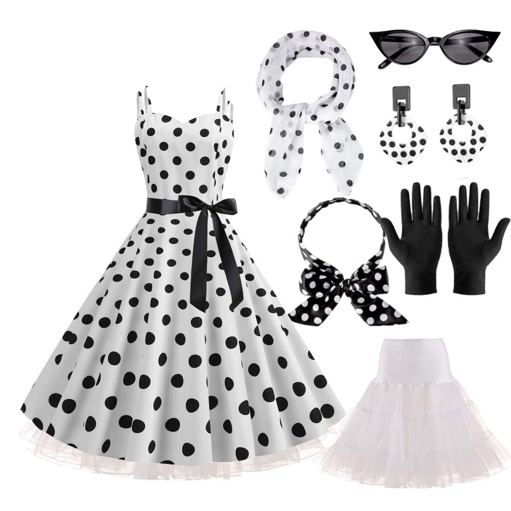 1950s 60s Carnival Costume Set - огляд і ціна Women'S Accessories In The 1950S