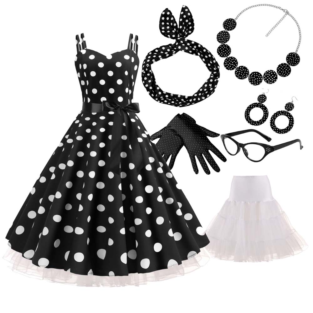 1950s 60s Carnival Costume Set - огляд і ціна Women'S Accessories In The 1950S