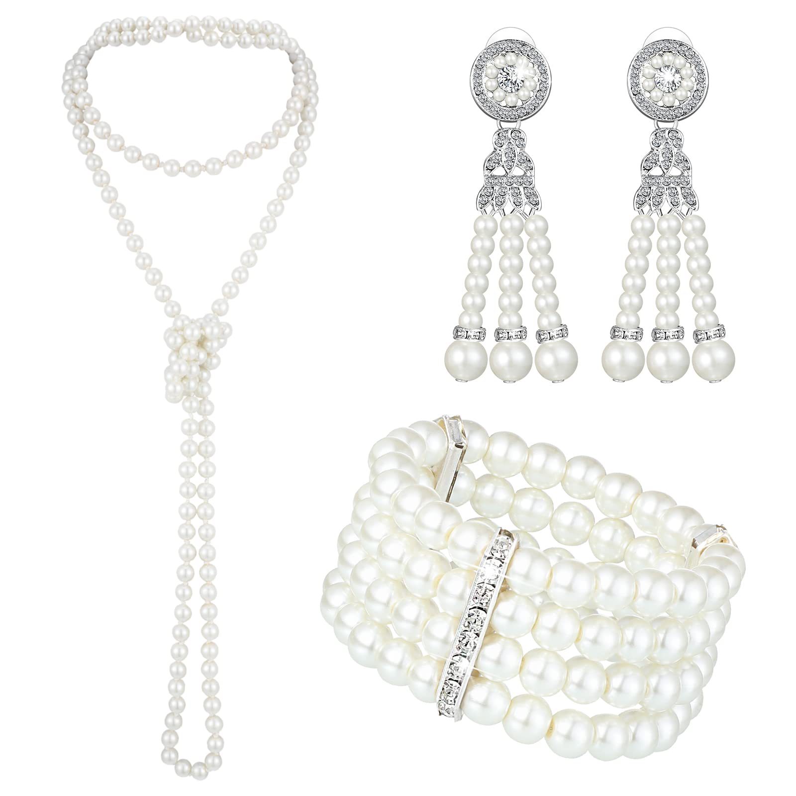 3-piece Set of Long Pearl Neck - огляд і ціна Women'S Accessories In The 1950S