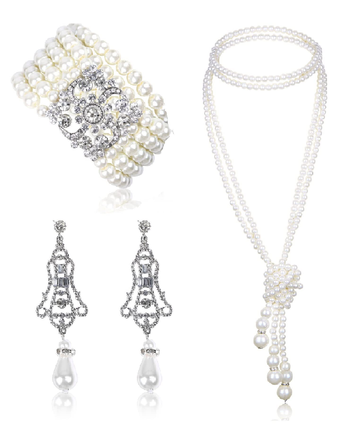 3-piece Set of Long Pearl Neck - огляд і ціна Women'S Accessories In The 1950S