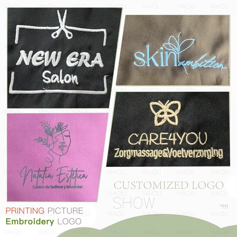 Women Slim Fit Scrubs Top Cust - огляд і ціна Women Accessories Logo