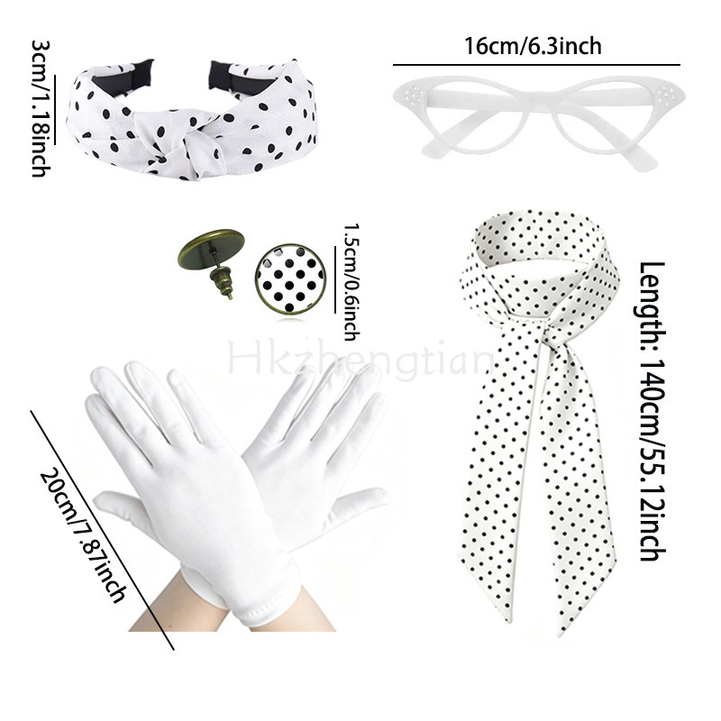1950s Retro Polka Dot Accessor - огляд і ціна Women'S Accessories In The 1950S